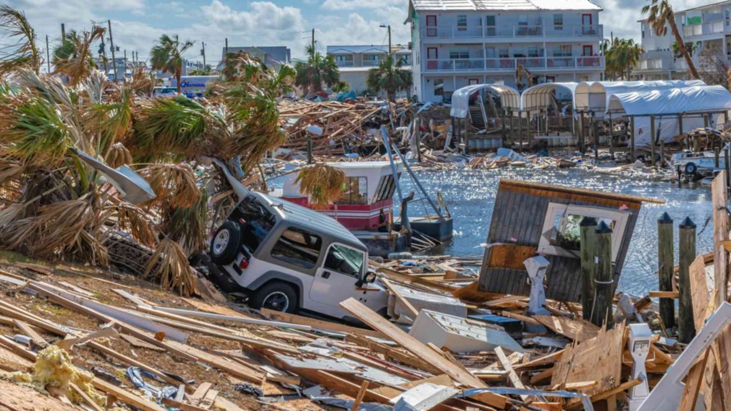 The impact of Hurricane Michael in the US, 2018. Terry Kelly/Shutterstock