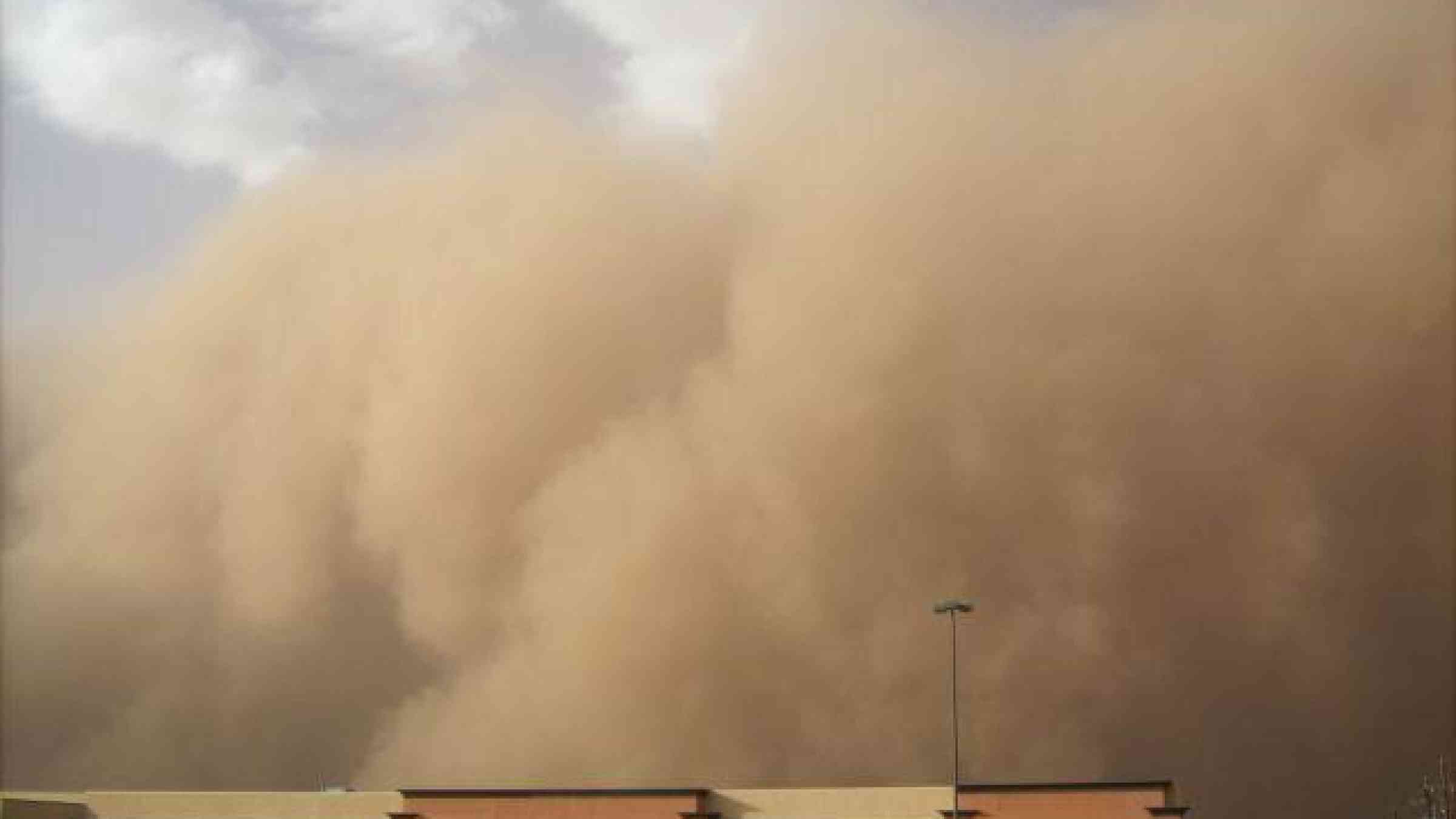 Dust storms are a hazard of climate change, yet leading financial disclosure initiatives fail to include this and other hazards in their physical climate risk assessment guidance. amazingsdj/Pixabay