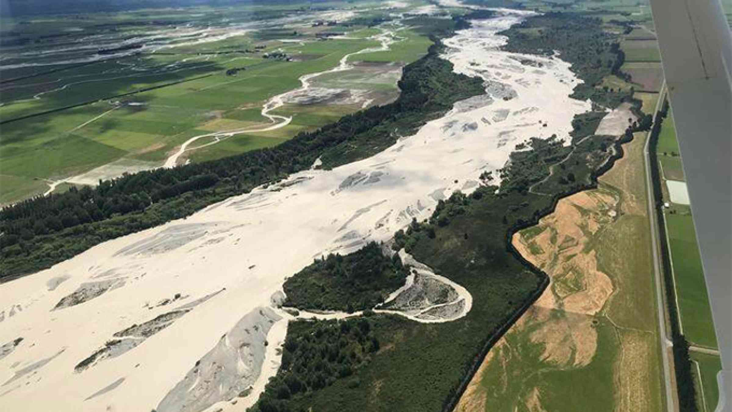 Rangitata River flood, Canterbury, South Island in December 2019 /Σ64 CC BY 4.0