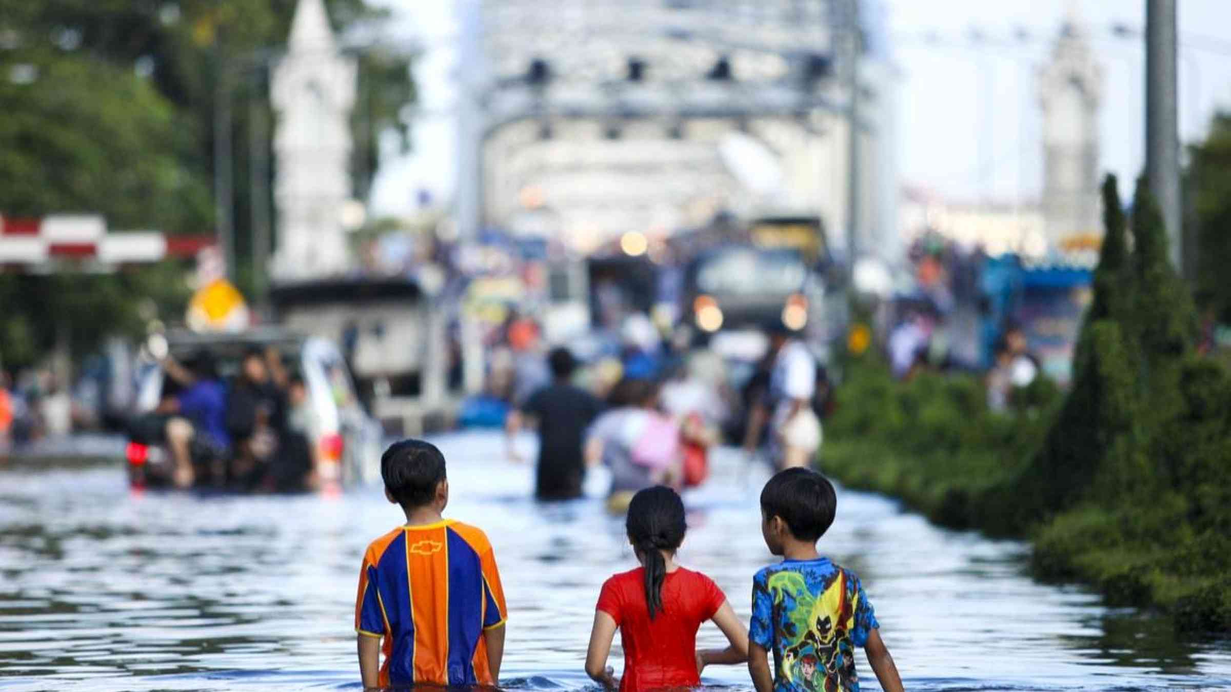 Impact of flooding in Bangkok, Thailand in 2011 - Wutthichai/Shutterstock