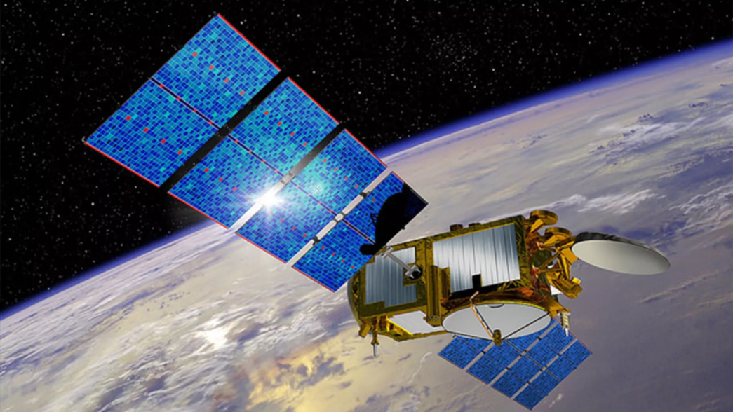An artist's rendering of the Jason 3 satellite