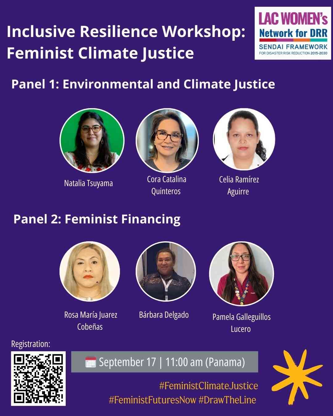 Speakers of the Plenary – Inclusive Resilience Workshop
