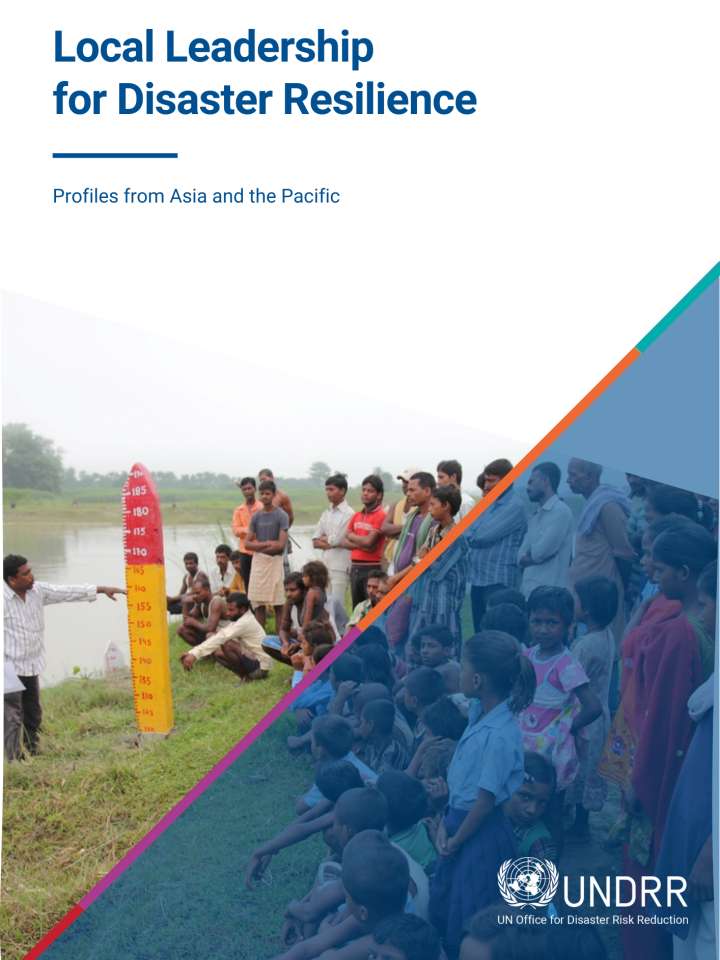 Cover of report showing a local leaders leading a preparedness exercise.