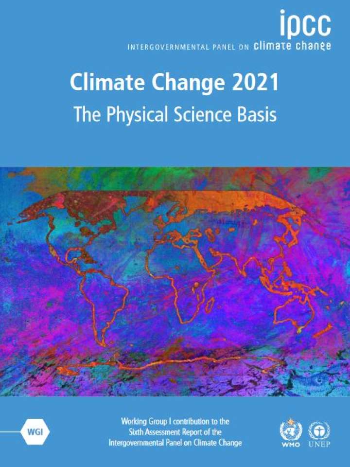 Cover of IPCC AR6 report