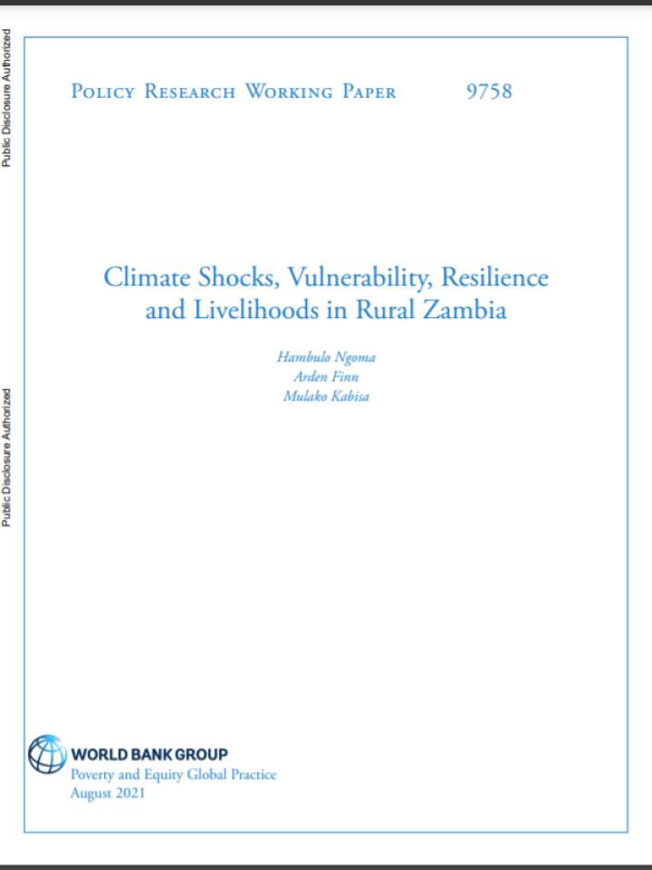 Cover page for publication with title