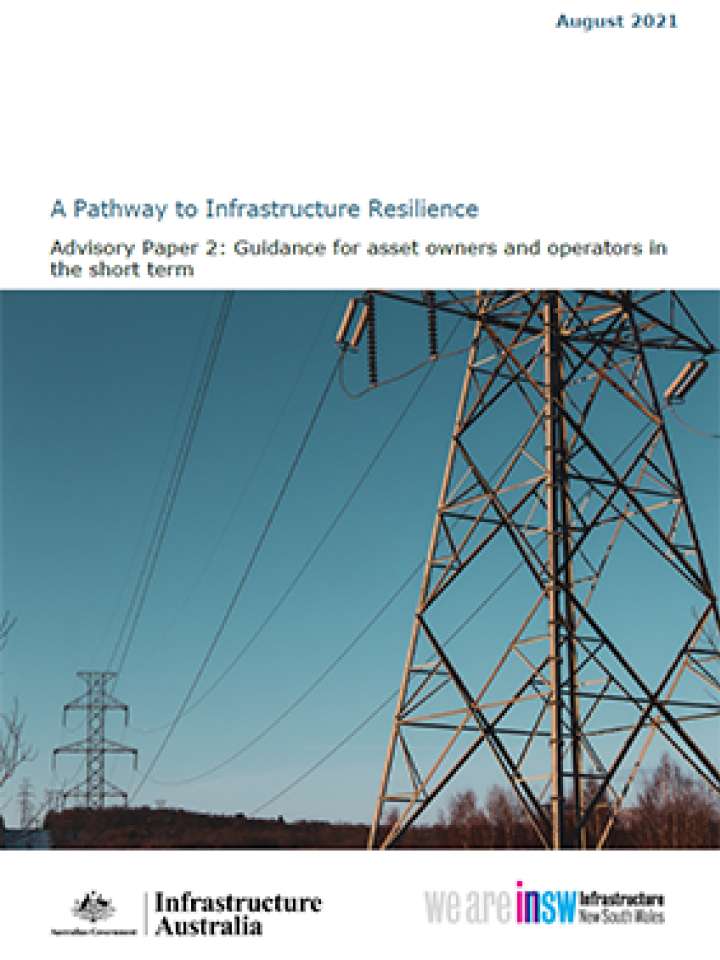 A Pathway to Infrastructure Resilience - Advisory Paper 2- Guidance for asset owners and operators in  the short term