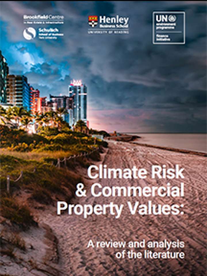 Climate risk and commercial property values