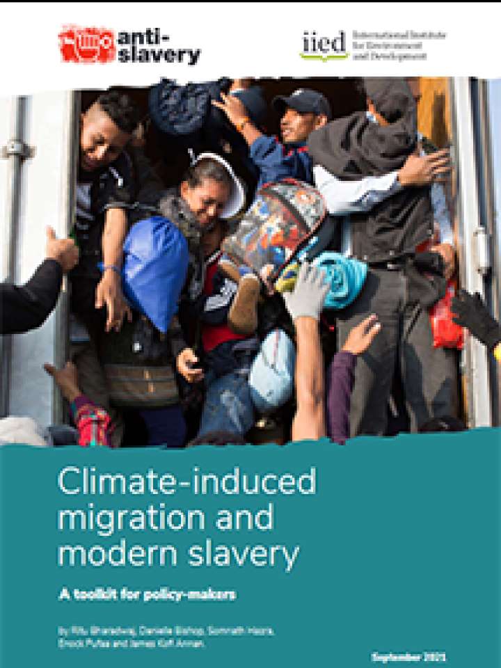 Climate-induced migration and modern slavery