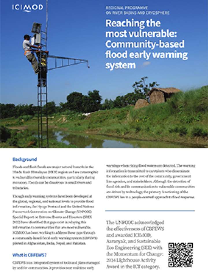 Reaching the most vulnerable: Community-based flood early warning system