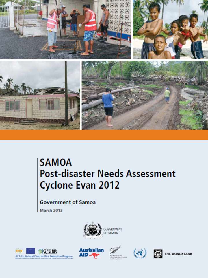 Cyclone Evan 2012 Samoa PDNA