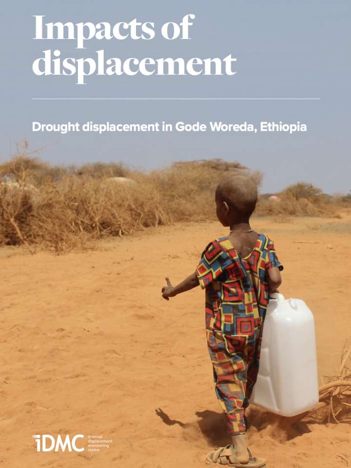 Coverpage of "Impacts of displacement: Drought displacement in Good Word, Ethiopia"