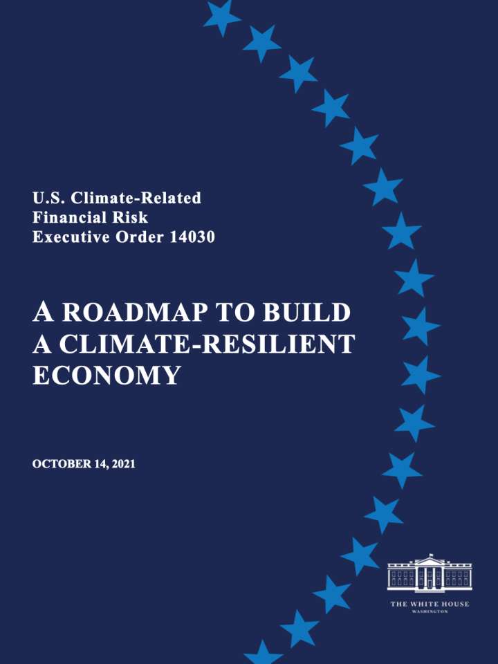 Coverpage of "A roadmap to build a climate-resilient economy"