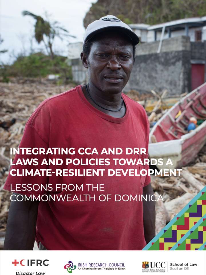 Coverpage of "Integrating CCA and DRR laws and policies towards a climate-resilient development: Lessons from the Commonwealth of Dominica"