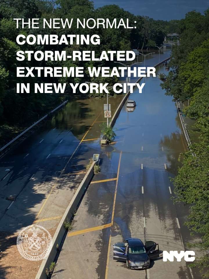 Coverpage of "The new normal: Combating storm-related extreme weather in New York City"
