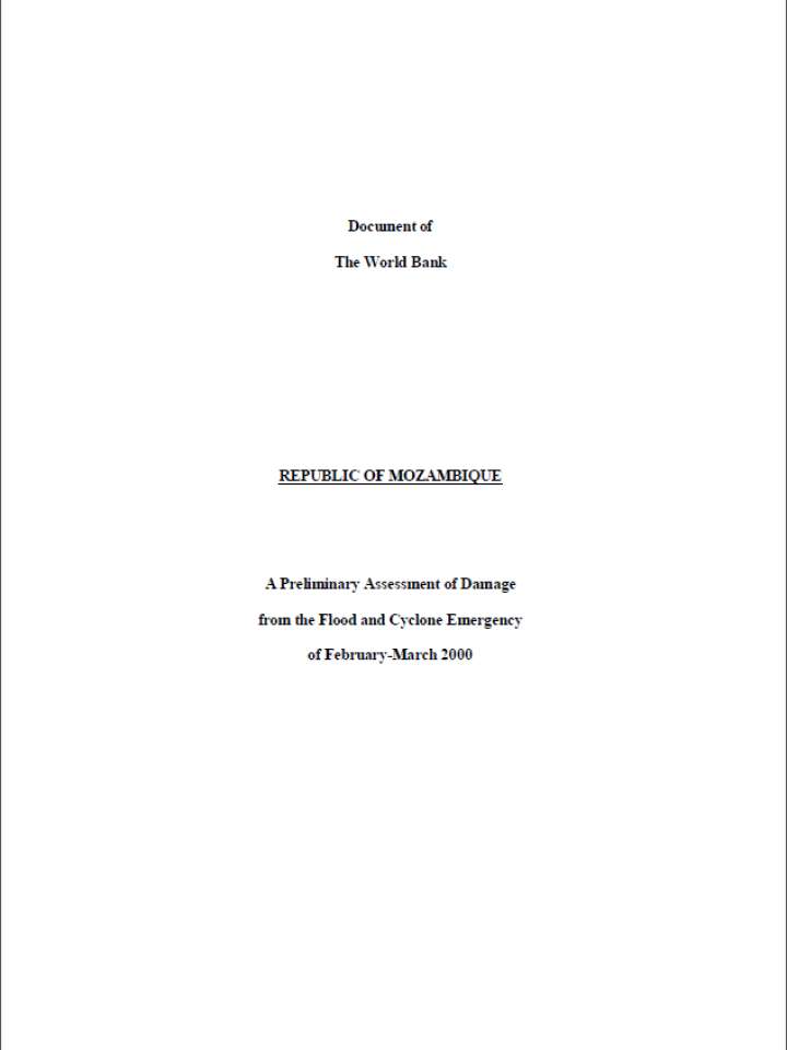 Floods and Cyclone 2000 Mozambique Preliminary Assessment of Damage.png
