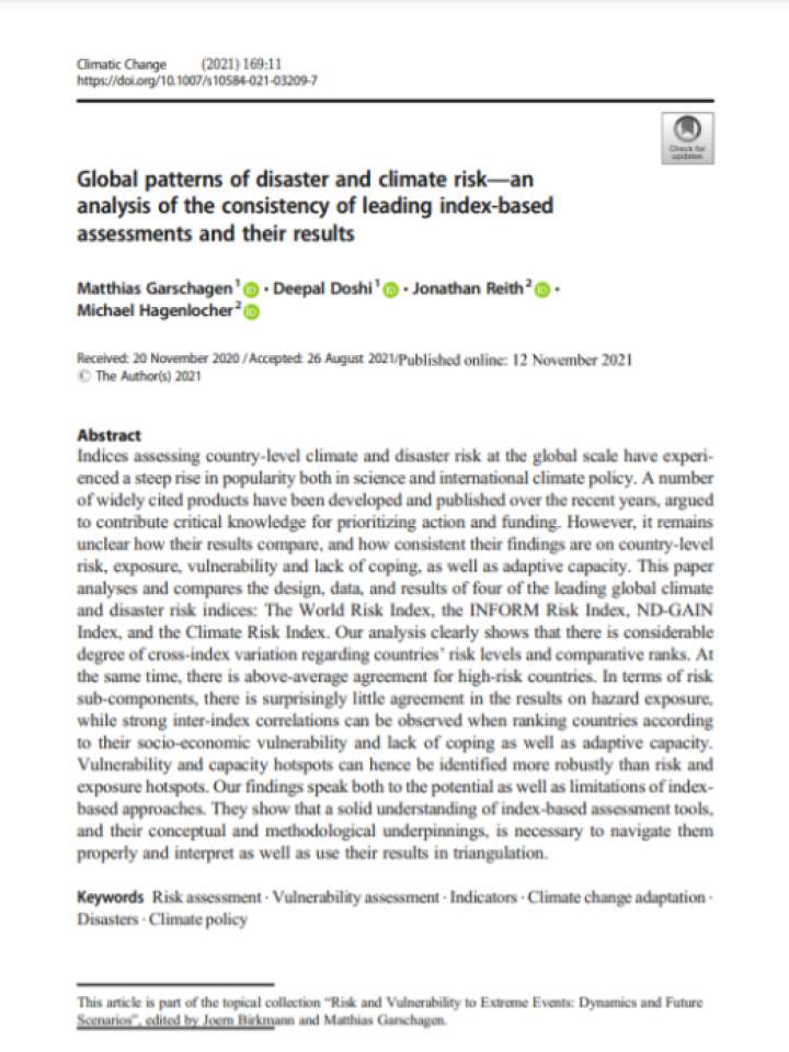 Cover and title of publication