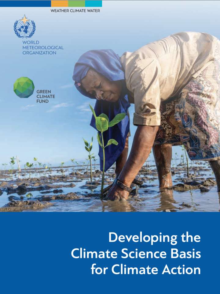 This image shows the coverage of "Developing the climate science basis for climate action"