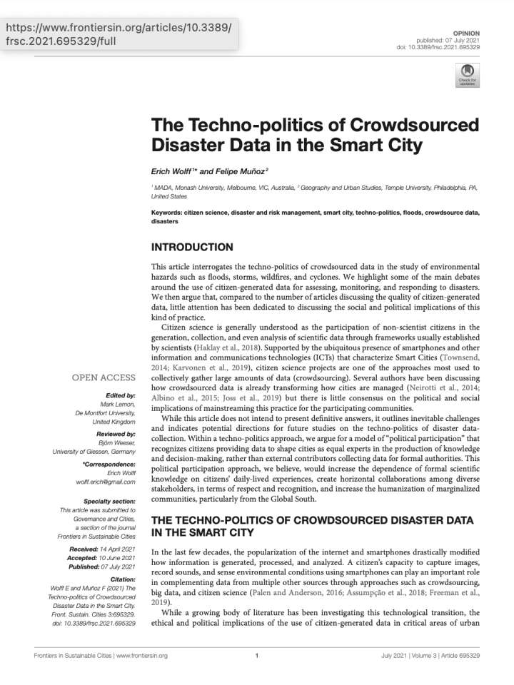 This is the first page of the paper.