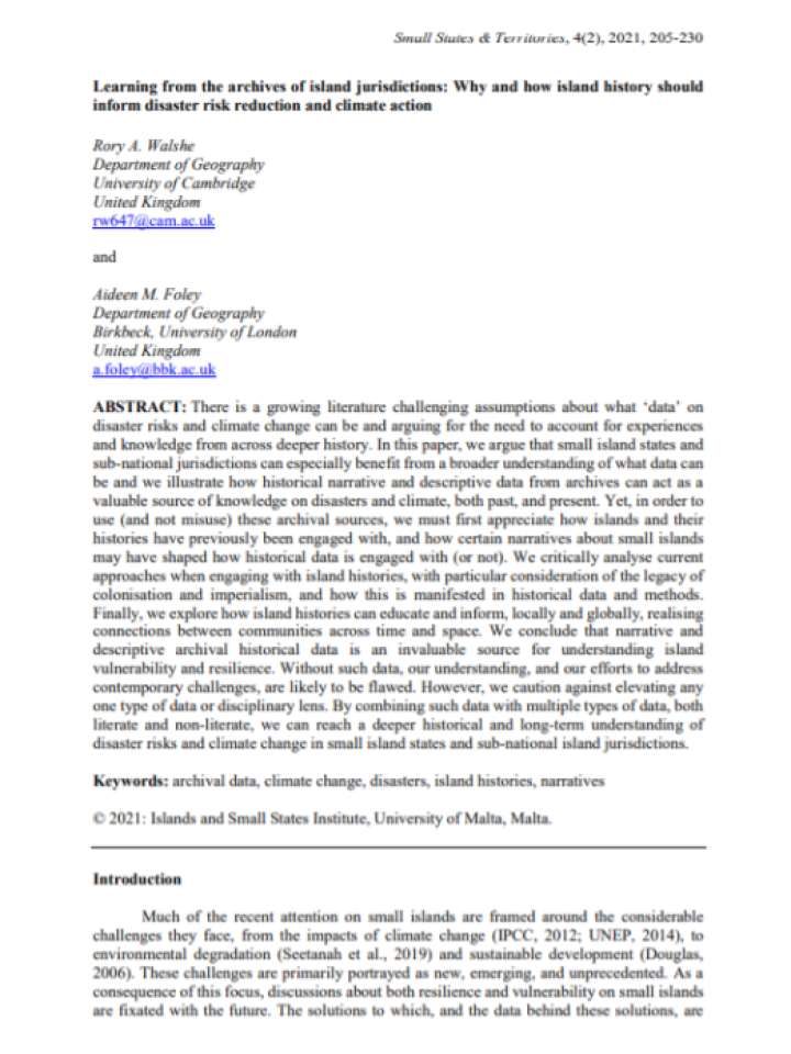 Cover and title of publication