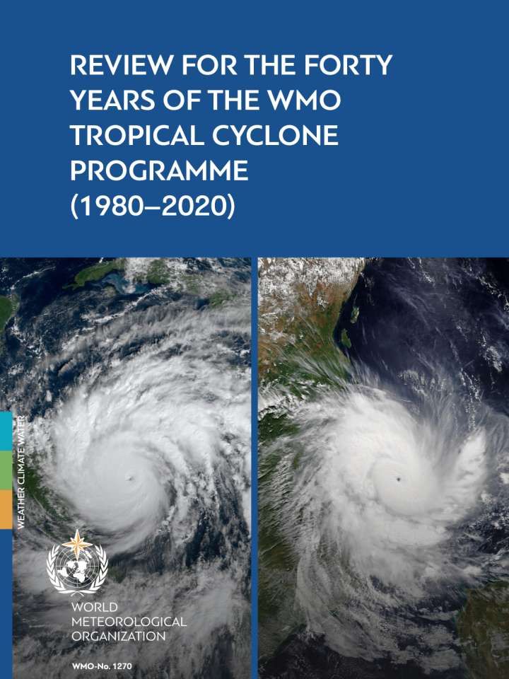 Left: Hurricane Iota at peak intensity approaching Nicaragua on November 16 2020, 1500 UTC. Right: Tropical Cyclone Kenneth at peak intensity approaching Mozambique on 25 April 2019, 0745 UTC. Those satellite imageries show that tropical cyclones rotate counterclockwise in the Northern Hemisphere while clockwise in the Southern Hemisphere.