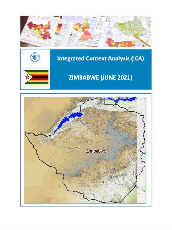 Cover of the 2021 Zimbabwe ICA: map of Zimbabwe