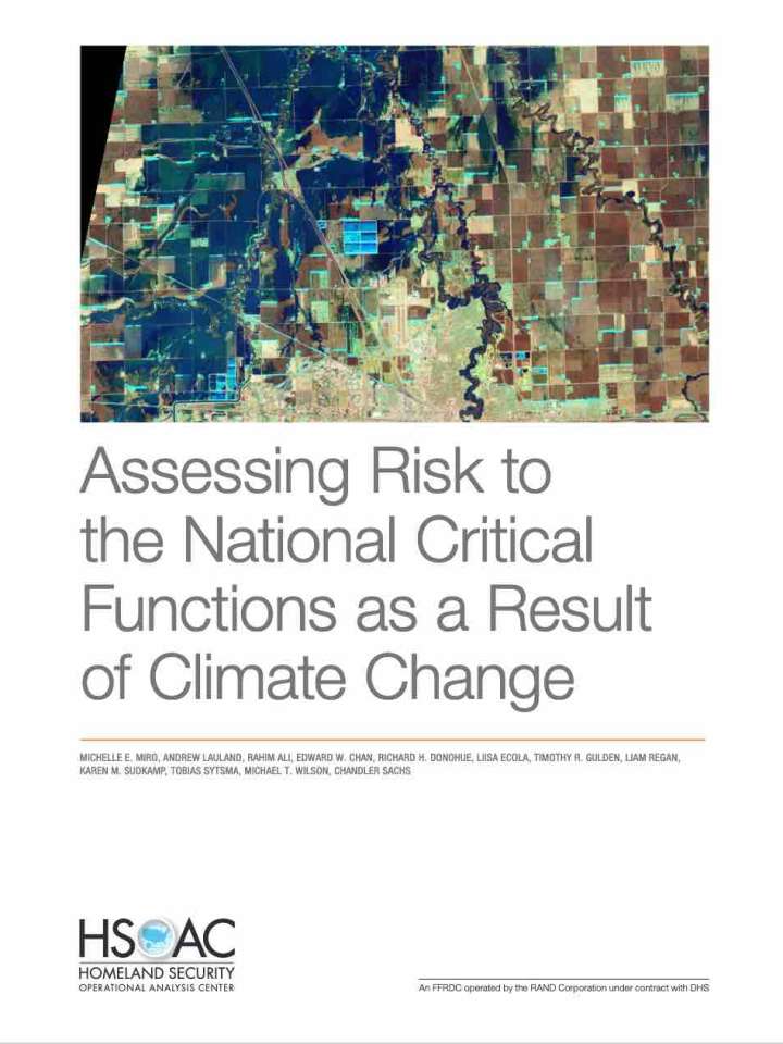 Cover of the report: satellite imagery