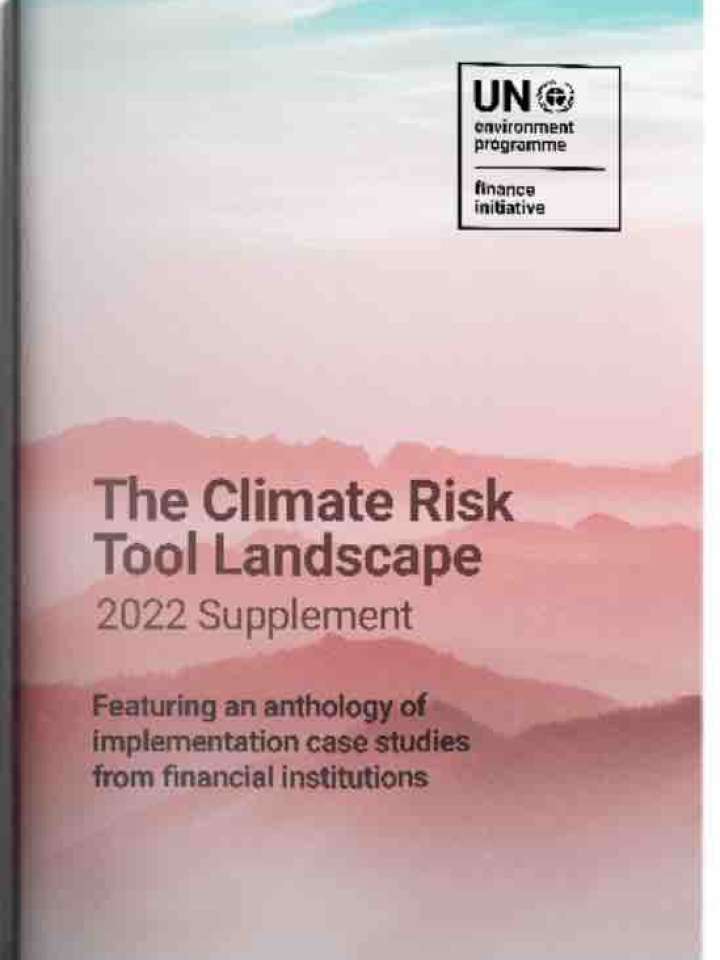 Cover of the UNEP FI report