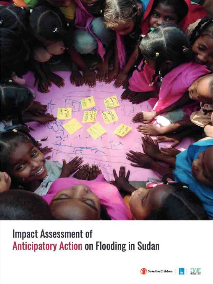 Cover of the study: a round of girls looking down on participatory work and notes