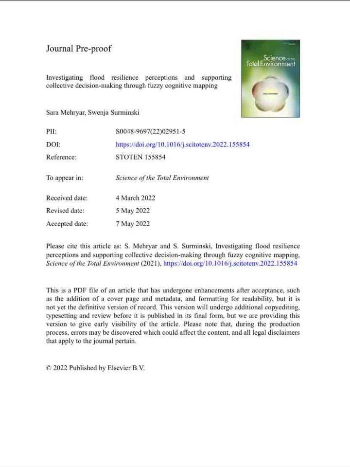 Cover of the pre-proved article