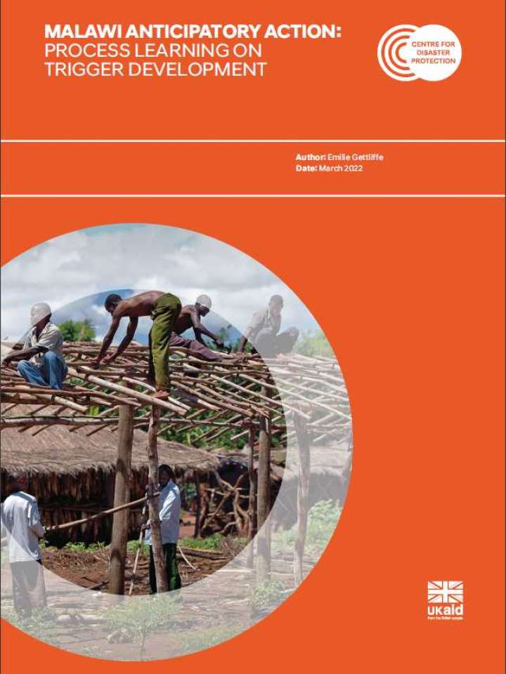 Malawi anticipatory action: Process learning on trigger development