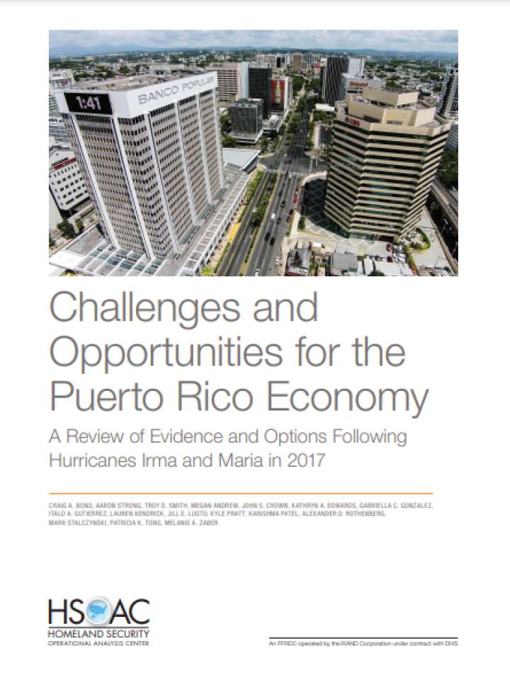 Challenges and Opportunities for the Puerto Rico Economy