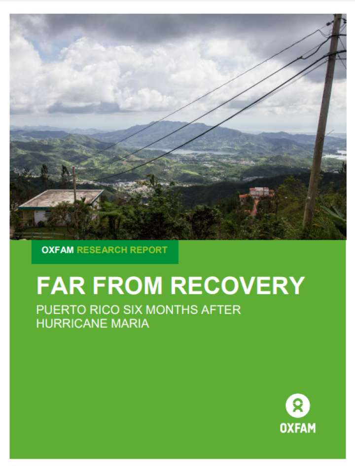 Far From Recovery Puerto Rico Six Months After Hurricane Maria