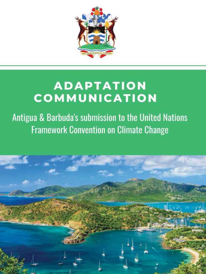 Cover of the ADCOM: aerial view of a coastline with ships