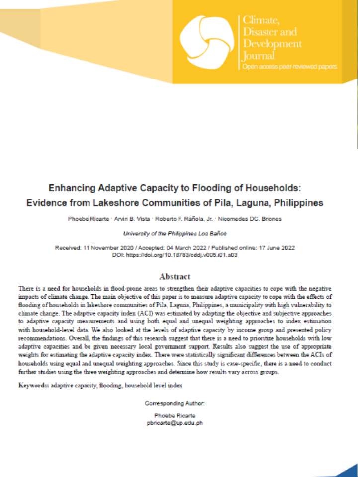 Cover and title of publication