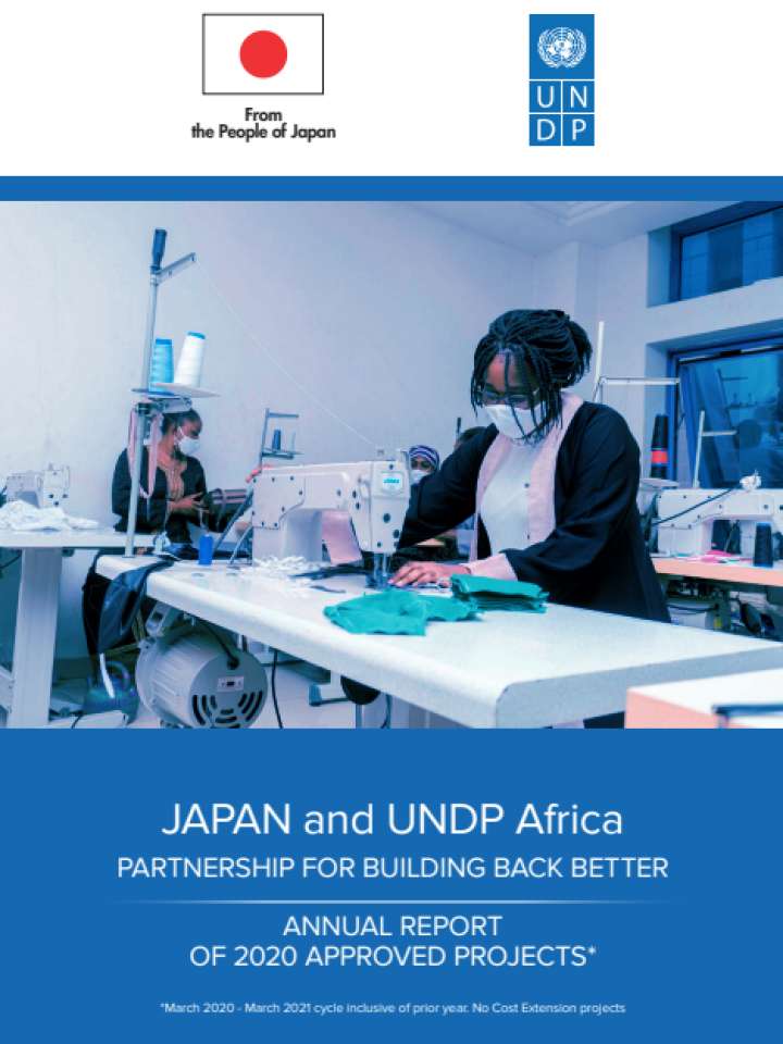 Japan and UNDP Partnership for Building Back Better- Annual Report of 2020 Approved Projects