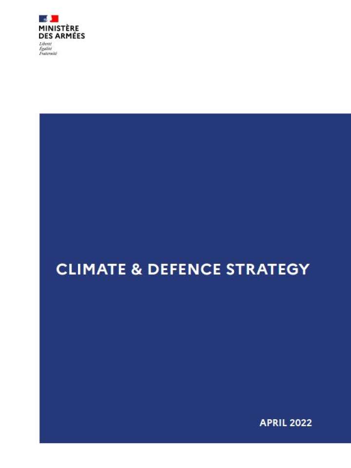 Climate and defence strategy cover