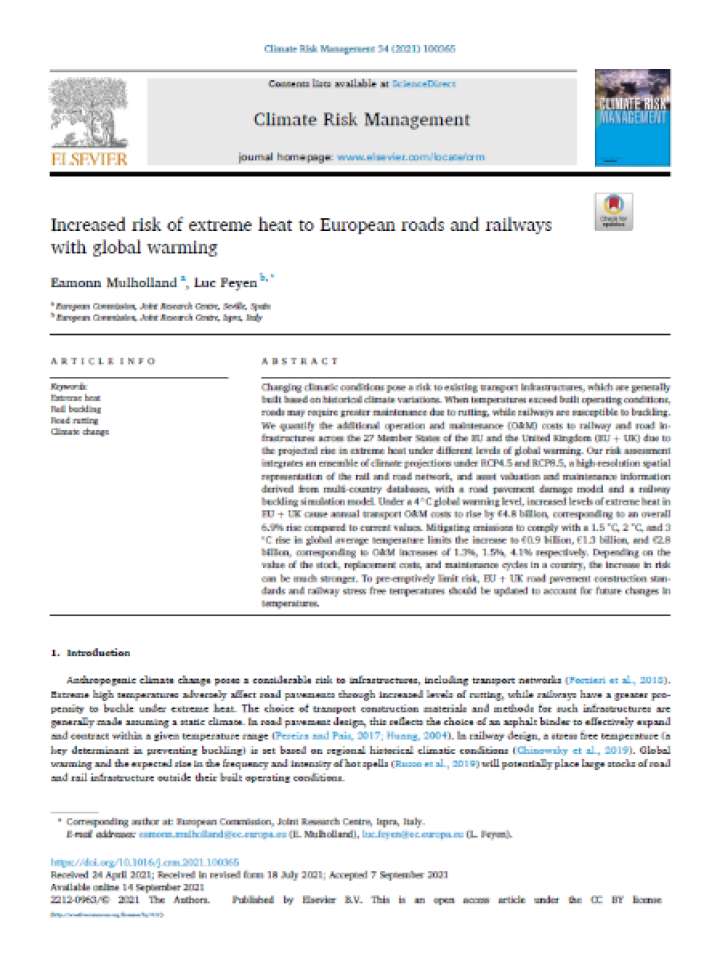Cover and title of publication