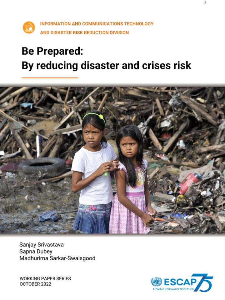 Be Prepared:  By reducing disaster and crises risk cover