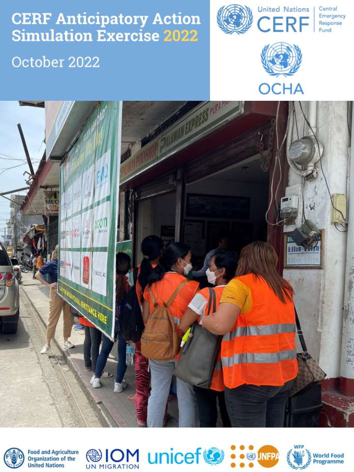 CERF anticipatory action simulation exercise 2022 (October 2022)