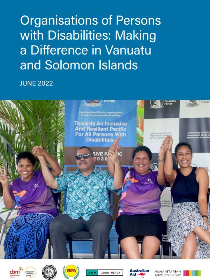 Organisations of persons with disabilities: making a difference in Vanuatu and Solomon Islands