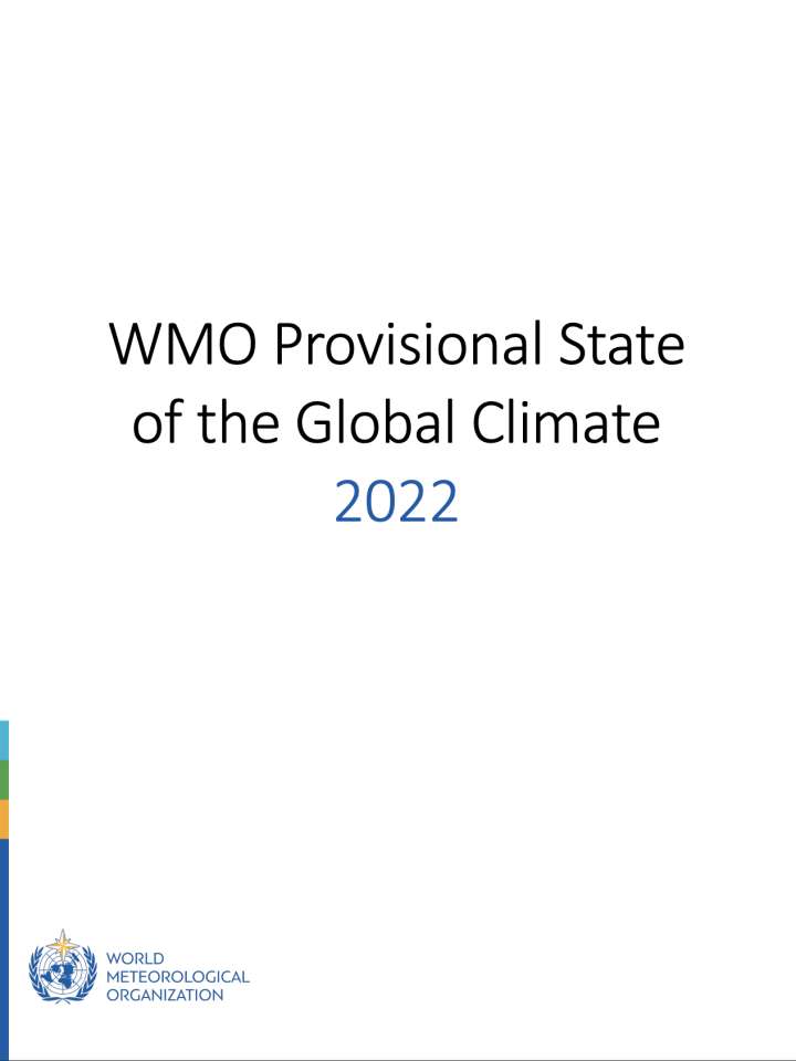 Provisional state of the global climate in 2022