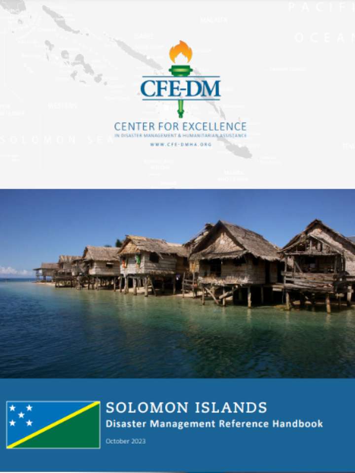 Cover and source: Center for Excellence in Disaster Management & Humanitarian Assistance