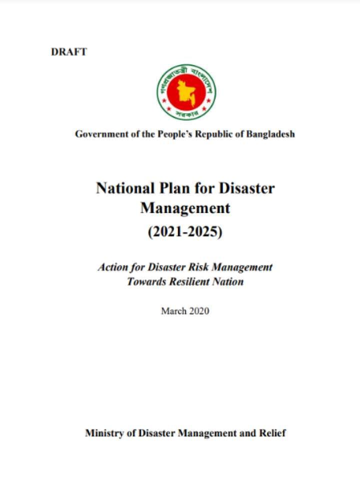 National Plan for Disaster Management (20212025) Action for disaster