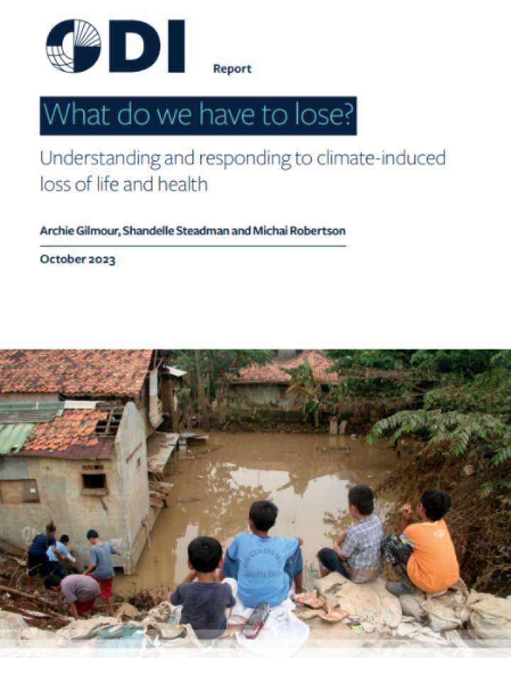 Cover and source: Overseas Development Institute