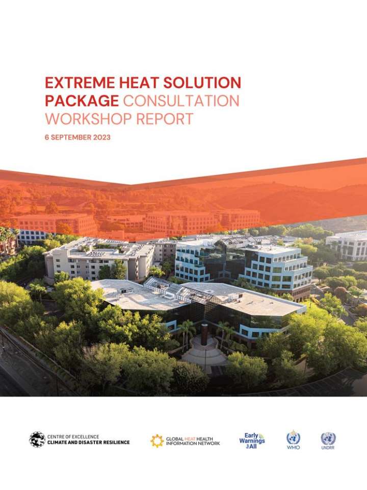 Cover: Extreme heat solution package - Consultation workshop report