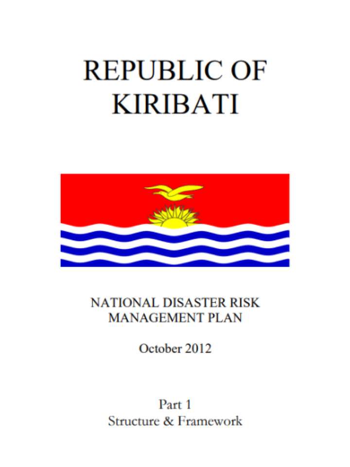 Cover and source: Government of Kiribati
