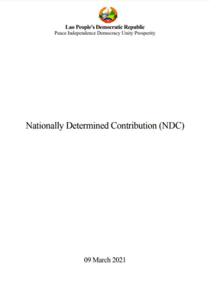 Cover and source: Government of Lao PDR