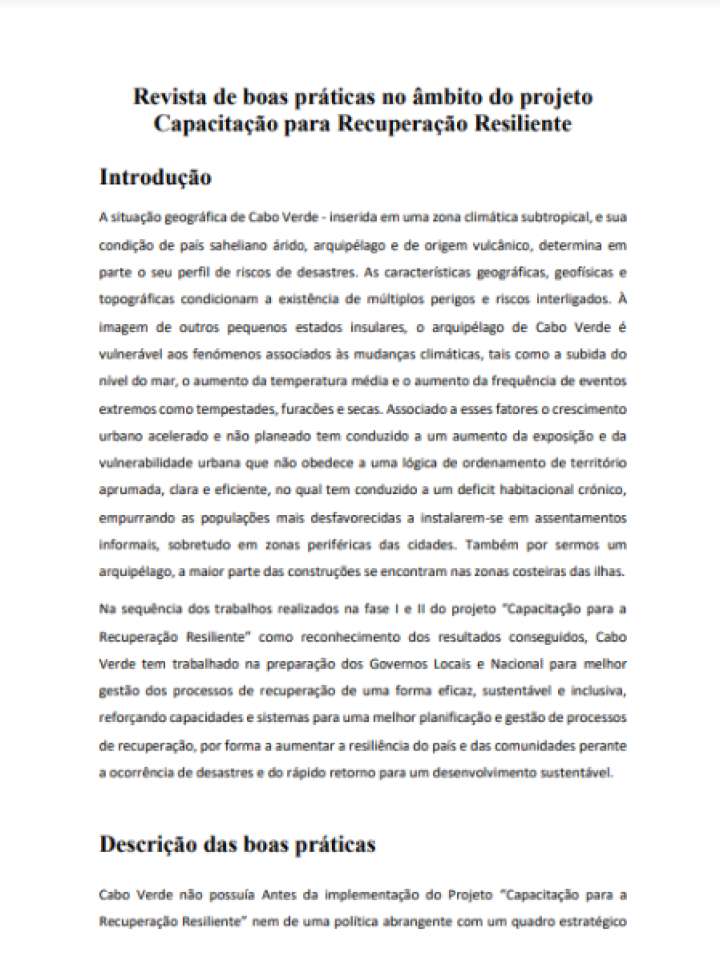 Cover and source: Cabo Verde