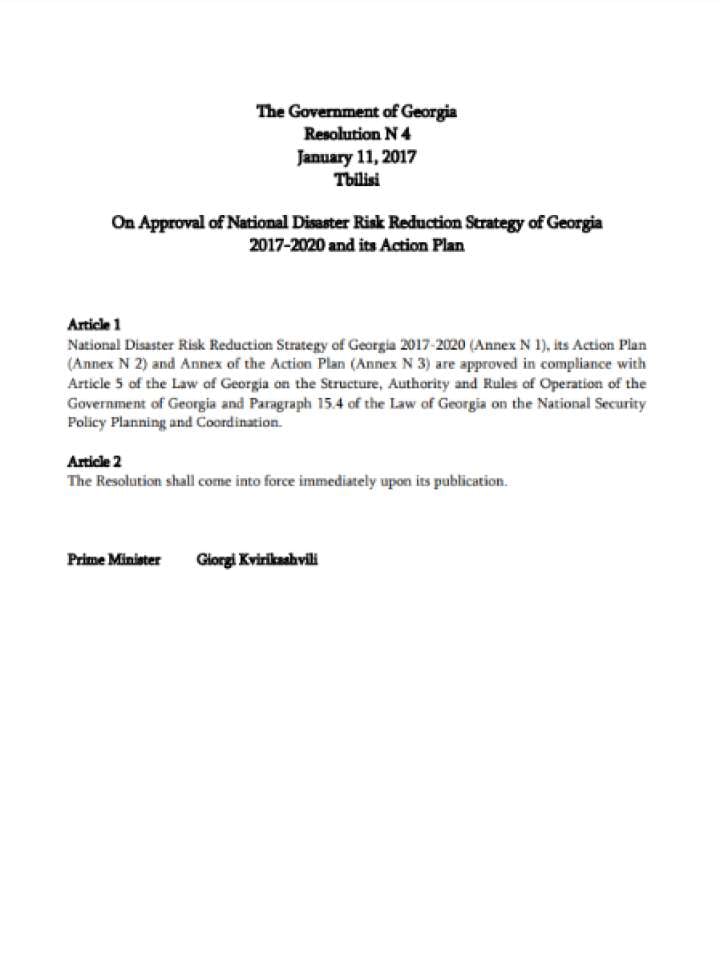 Cover and source: Government of Georgia