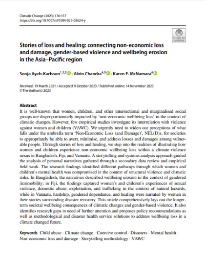 Cover and source: Climatic change (Springer Link)